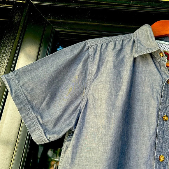Boston Traders men’s blue button up - Picture 4 of 7